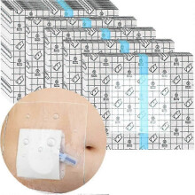 Waterproof Dialysis Catheter Shower Cover 10x12 Inch Protector with Non-stick Center Pad Picc Line Bandage Patch Dressing Wounds Chest Port Pd Periton