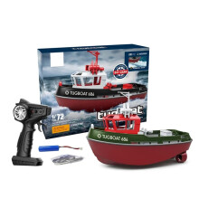 1/72 RC Tugboat 2.4GHz Remote Control Boat Ready to Run with LiPo Battery for Adults and Kids