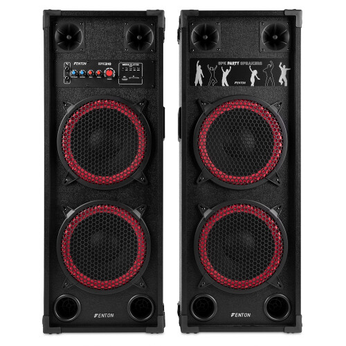 Fenton SPK Active Bluetooth Party Speaker Set - Home DJ Starter Package 1