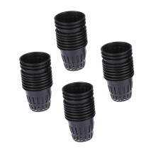 80pcs Hydroponic Net Pots with Slotted Mesh Design for Enhanced Root Aeration and Soilless Growing