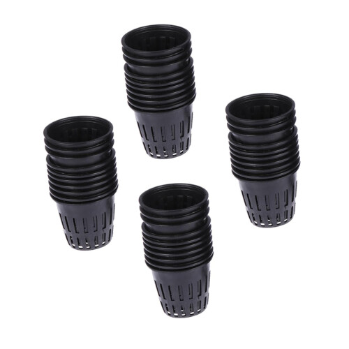 80pcs Hydroponic Net Pots with Slotted Mesh Design for Enhanced Root Aeration and Soilless Growing