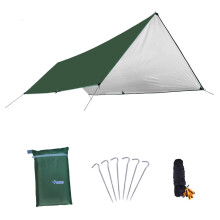 Camping Tarp Groundsheet Mat 600x300cm Waterproof Large Green Awning Blanket for Hiking Beach