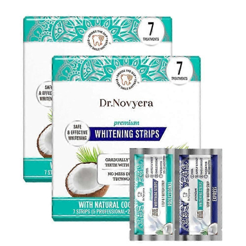 (2boxes-14Strips) 1-3boxes Whitening Strips 7-day Treatment