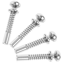 4pcs Spring Plunger Pin Latch Kit for Cages Windows and Screens, Secure Easy Push‑and‑Release Design