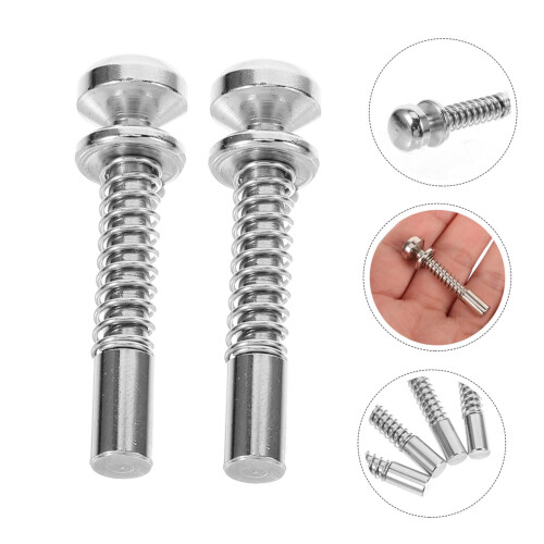 4pcs Spring Plunger Pin Latch Kit for Cages Windows and Screens, Secure Easy Push‑and‑Release Design 2