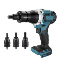 (M6M8M10, multicolor) Powerful Brushless Electric Rivet Nut Machine Kit Automatic Electric Riveter Set Riveting Tool with