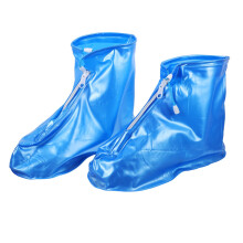 Waterproof Shoe Covers for Adults with Wide Mouth Zipper and AntiSlip Sole, Reusable Rain Boot Covers