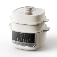 Bear Electric Steamer Pot With Steaming Basket & Transparent Glass Lid DDZ-J25G2