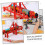 2pcs Toy Train Track Bridge Set, Wooden Railway Bridge Replacement, Tool Assembly 5