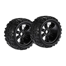 1/8 Scale RC Truck Wheels and Tires 150mm Solid Rims Durable Rubber for Traxxas HPI Off Road Grip