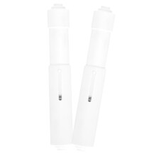 2pcs Toilet Paper Holder Set with Spring Loaded Rollers, Easy Installation, Compact 14x2cm Replacement