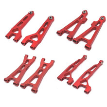 RC Car Aluminum Upgrade Parts Front and Rear Swing Arm for MJX H16 1/16 CNC Machined Durable Replacement