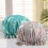 (2pcs Unicorn pattern) women reusable double layer waterproof shower hair bath cap 2