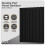 Dellonda Baridi Horizontal Radiator Double Flat Panel 8