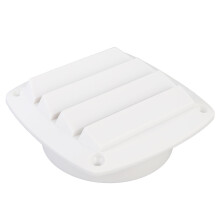 4inch RV Air Vent Louver Plastic White 102mm