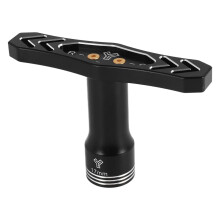 17mm RC Wheel Wrench Aluminum THandle Hex Driver Tool for 1/8 RC Car Buggy Truck Black