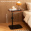 C Shaped Side Table, 45-80cm Height Adjustable Bedside Table 4