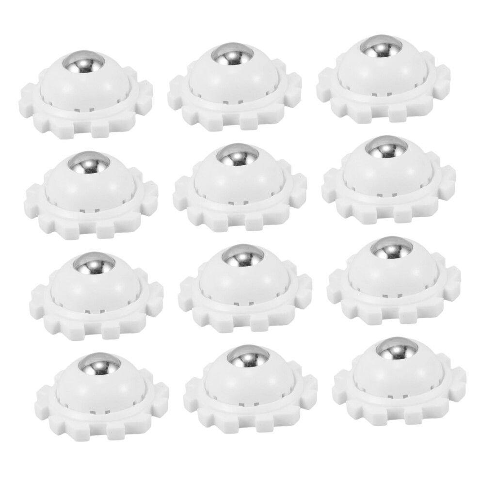 12Pcs Self Adhesive Caster Wheels Heavy Duty 360 Swivel Furniture Rolling Wheels For Storage Boxes 9351714628600
