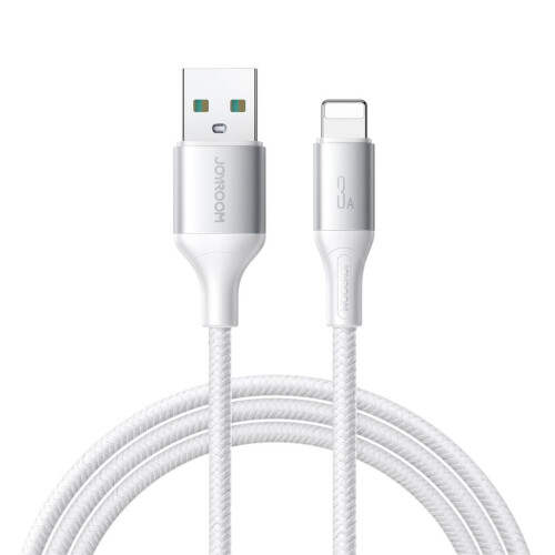 Joyroom Flash Series Fast Charging USB-A to Lightning Cable 3A, 1m - White