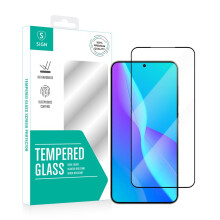 SiGN Samsung Galaxy S25 Displayschutzfolie aus gehärtetem Glas mit Ultraschall-Fingerabdrucksensor