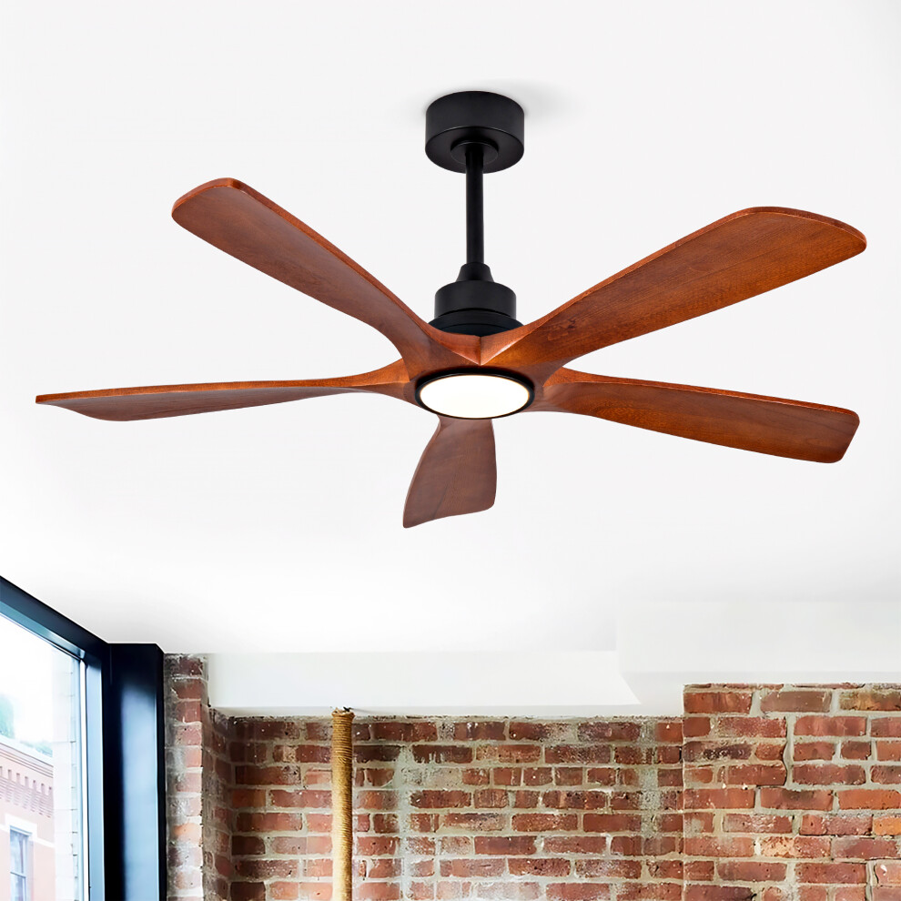 Dprodo 52" Ceiling Fan With Lights, 6 Speed Reversible Dc Motor Ceiling Fans Not,Specified