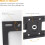 Hama FlashStar TV Wandhalterung FULLMOTION bis 65" Schwarz 4