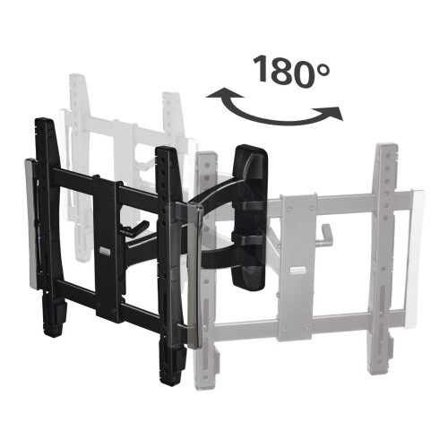 Hama TV Wandhalterung FULLMOTION Premium bis 65" Schwarz 1
