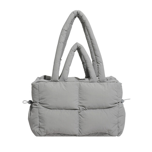 Sac de travail en nylon moderne avec plusieurs-Gris