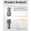 Buse haute pression en acier inoxydable 1/4 pouces, connexion 5