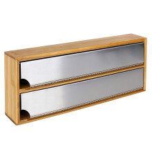 Dyspenser do folii spożywczej bambusowy Modern Kitchen Modern Kitchen 33,2x13x5,5 cm naturalny 1 szt.
