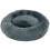Medium Fluffy Donut Cushion Dog Bed in Dark Grey 1