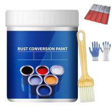 Weatherproof Rust Converter Paint for Metal Surfaces Red 500g WaterBased LongLasting Corrosion Shield