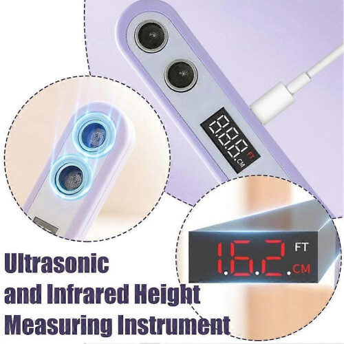(White) Digital Height Measurement Tool Portable Ultrasound Height Measuring Tool 1