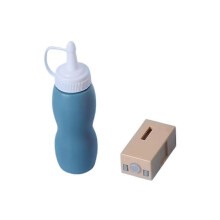 (Blue supplementary liquid) Smoke-Bubble Machine & Elastic Magic Wand