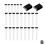 (24pcs) 12/24Pcs Adjustable Height Golf Nail Plastic Ball Seat 1