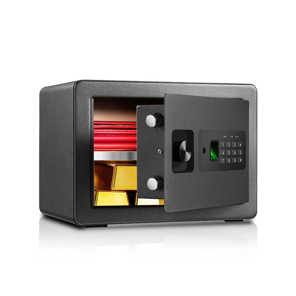 Fingerprint Safe Box For Home And Office, Steel Security Safe For Cash Jewelry Documents Valuables 9351714628822