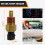 Engine Coolant Temperature Sensor for 1985‑1999 K1500 K2500 K3500, Accurate OEM Replacement Copper Sender 4