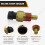 Engine Coolant Temperature Sensor for 1985‑1999 K1500 K2500 K3500, Accurate OEM Replacement Copper Sender 3