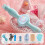 (Pink) Smoke-Bubble Machine & Elastic Magic Wand 4