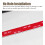 Modern Decorative Electrical Panel Cover with Space‑Saving Sliding Adhesive Rail, Black 35x25cm 5
