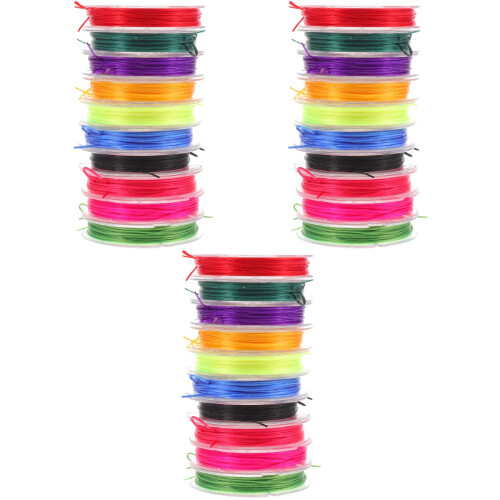 Fil Élastique Perles Pour Bracelets DIY Corde Couleur Variée 1