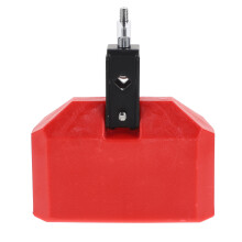 Cowbell Per Batteria in PVC Rosso Accessorio Percussioni Pratico