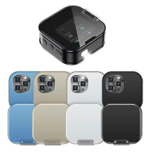 (Black) Touch-Screen Mobile Phone Mini Small Mobile Phone Flip Folding Pocket Function