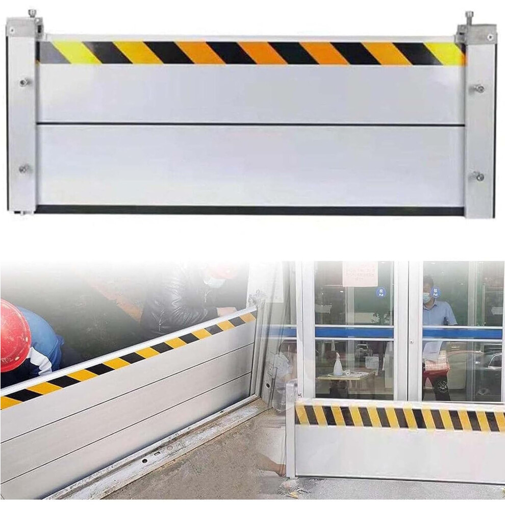 Aluminum Flood Barrier Door 205X4 Waterproof Gate For Garage Basement Driveway Quick Seal Reusable 9771547001225