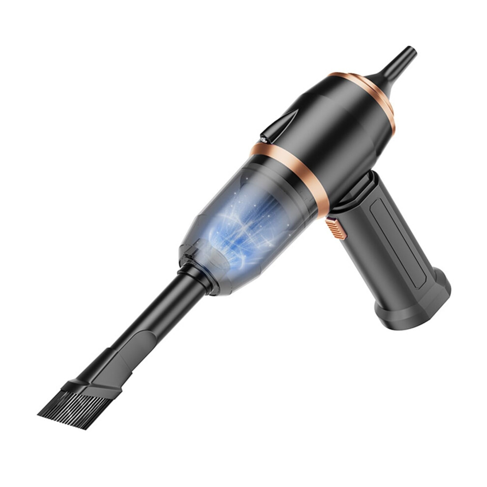 Car Vacuum Cleaner With Powerful Suction, Brushless Motor 4In1 Cordless Handheld Vacuum For Car And Home (Black) Black 9073542151678