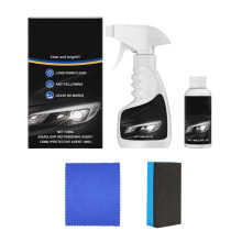 Headlight Restoration Kit for Cars, Clear Lens Cleaner with Protective Coating and Sponge (1PC)