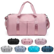 Original Sports Bag Women Men Waterproof with Shoe Compartment Wet Compartment and Shoulder Strap Travel Bag Swimming Pool High Quality Fitness Gym Ha