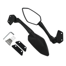 Twee sets race-achteruitkijkspiegels voor motorfietsen (zwart), geschikt voor Cfmoto 250SR CF250-6 / CF250-6A.