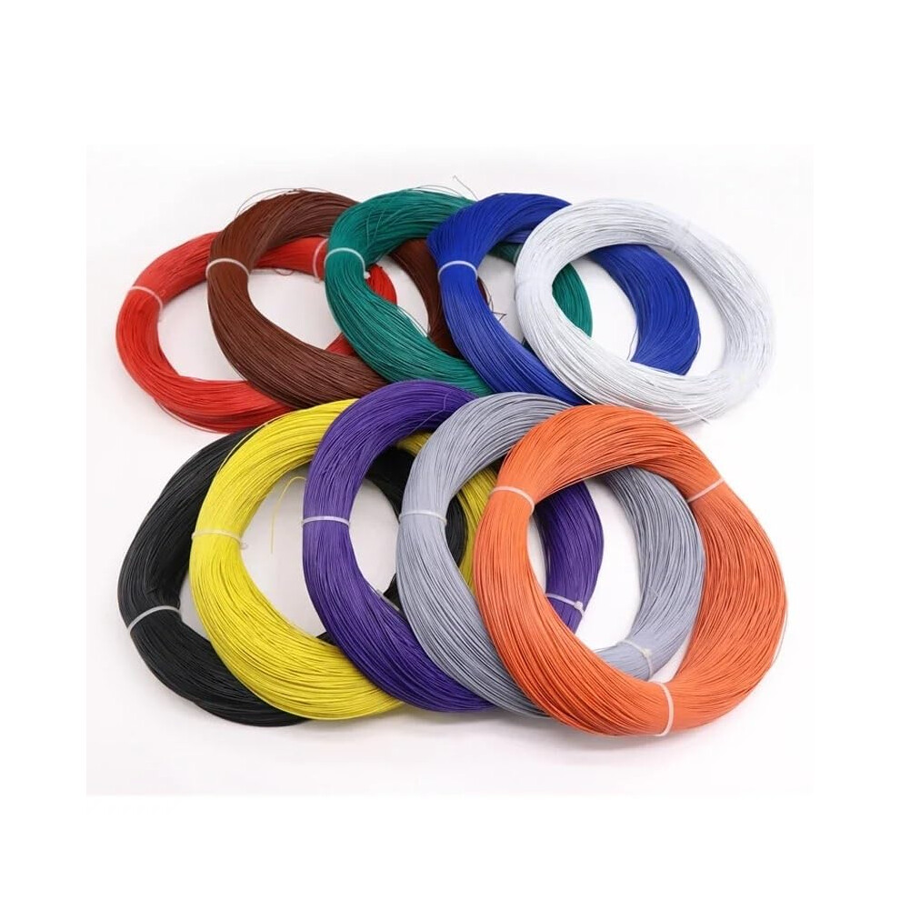 24Awg Green Tinned Copper Wire Ul1571 Pvc Insulated 50M Spool Flexible Stranded Corrosionresistant 9073542152255