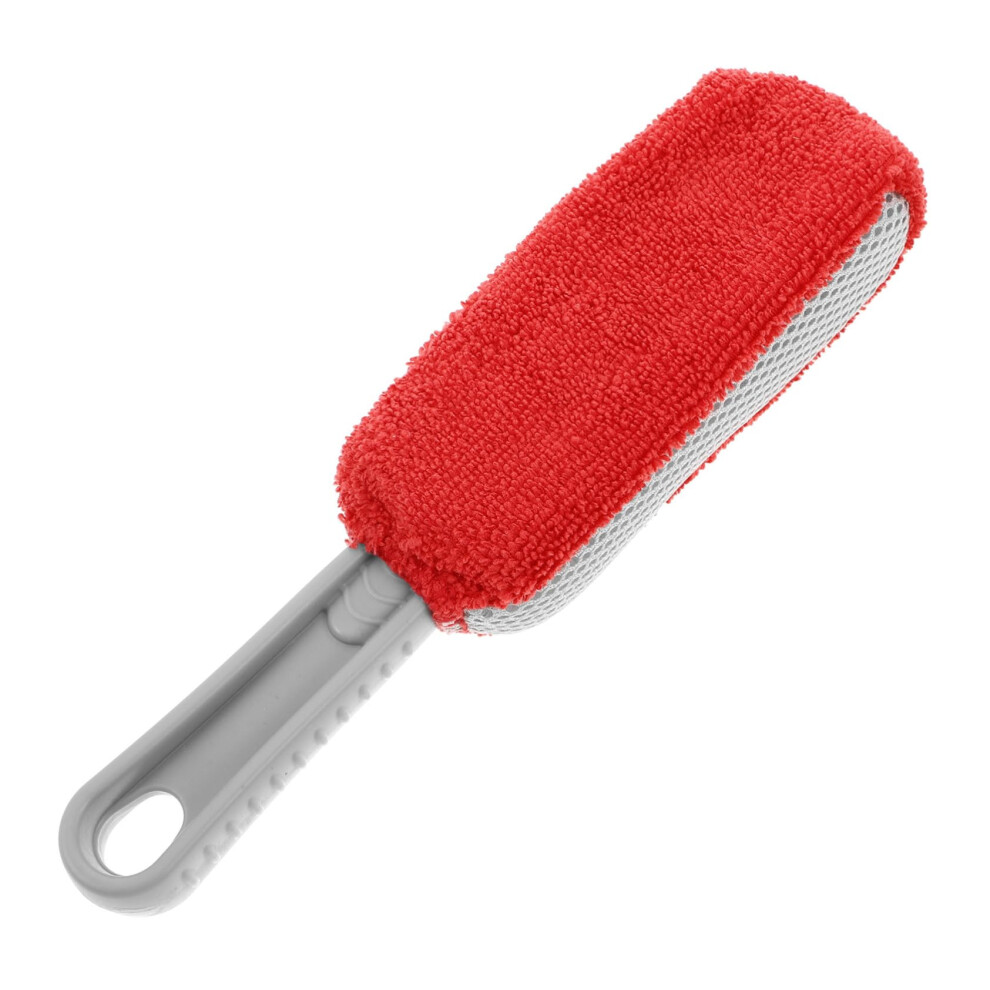 Car Tire Cleaning Brush With Durable Sponge Core For Scratch Wheel And Rim Shine Application Red 9073542152286